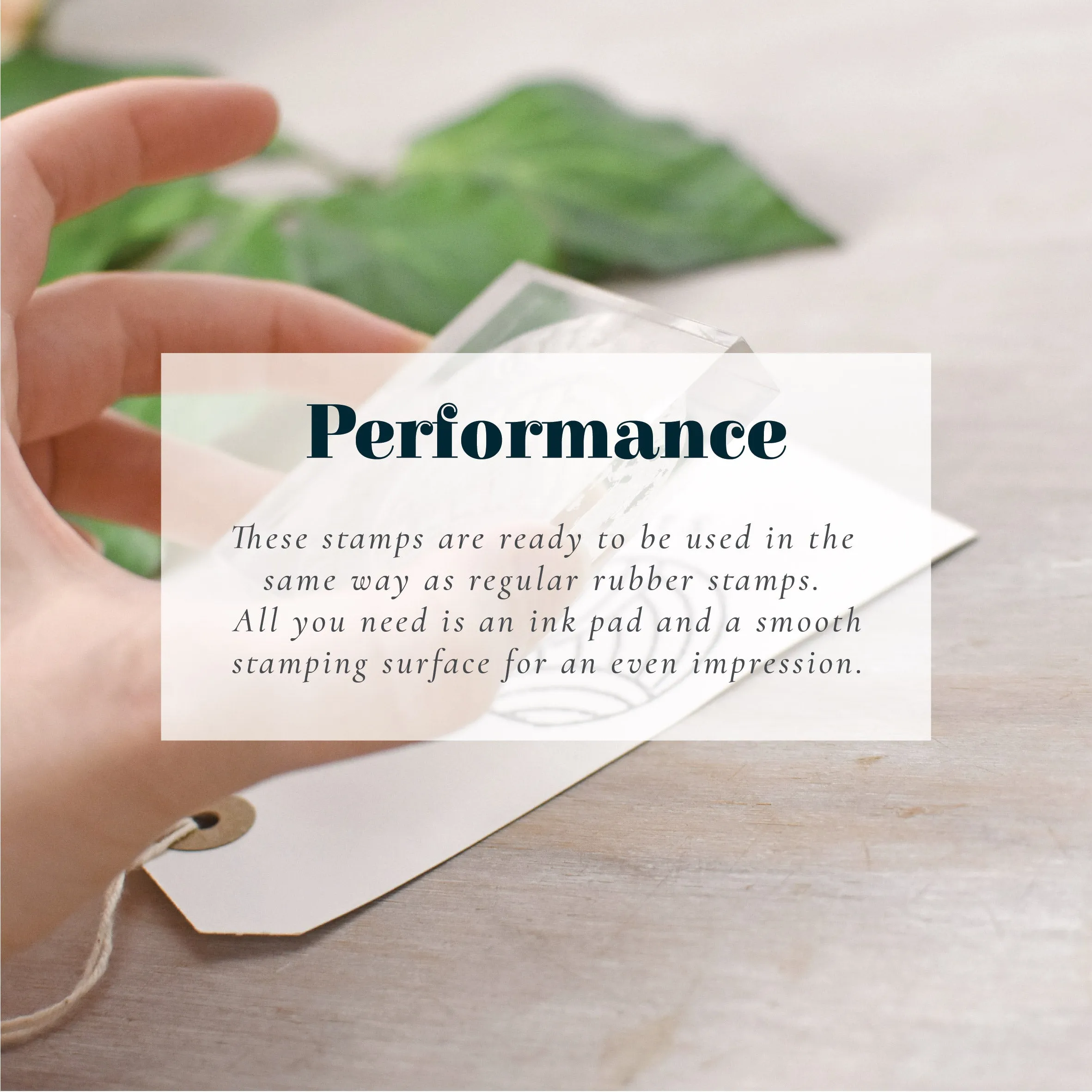 Sustainable Packaging Rubber Stamp