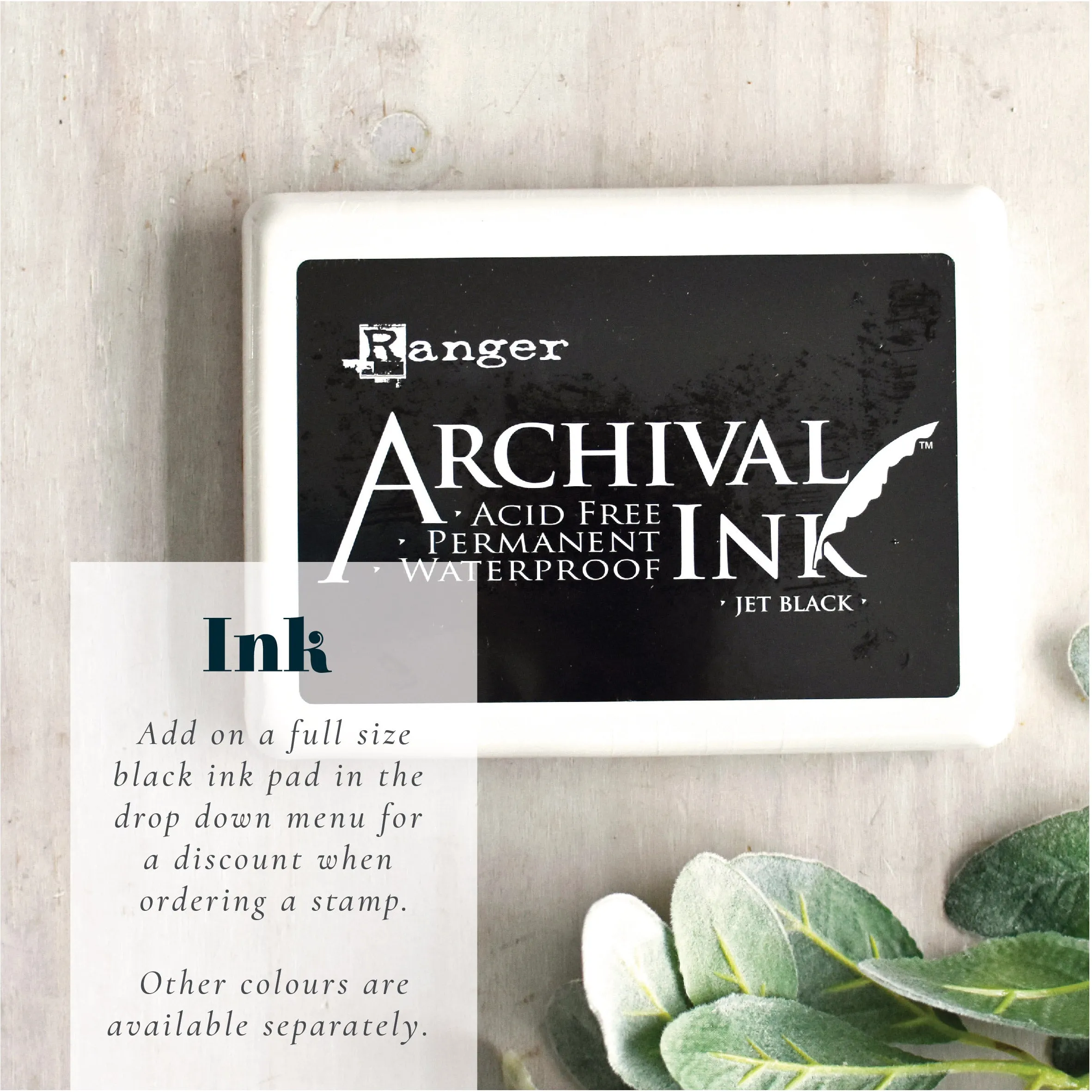 Sustainable Packaging Rubber Stamp