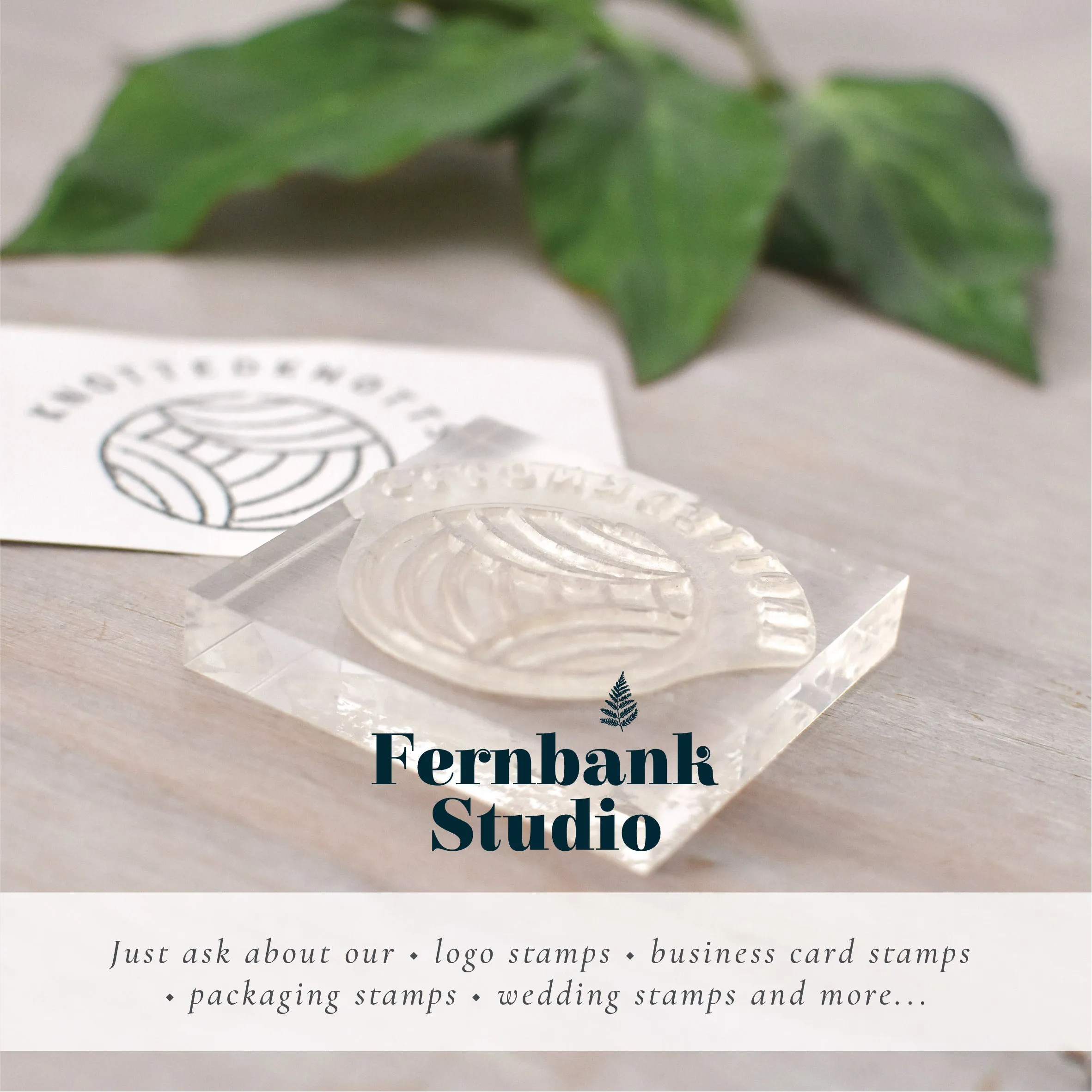 Sustainable Packaging Rubber Stamp
