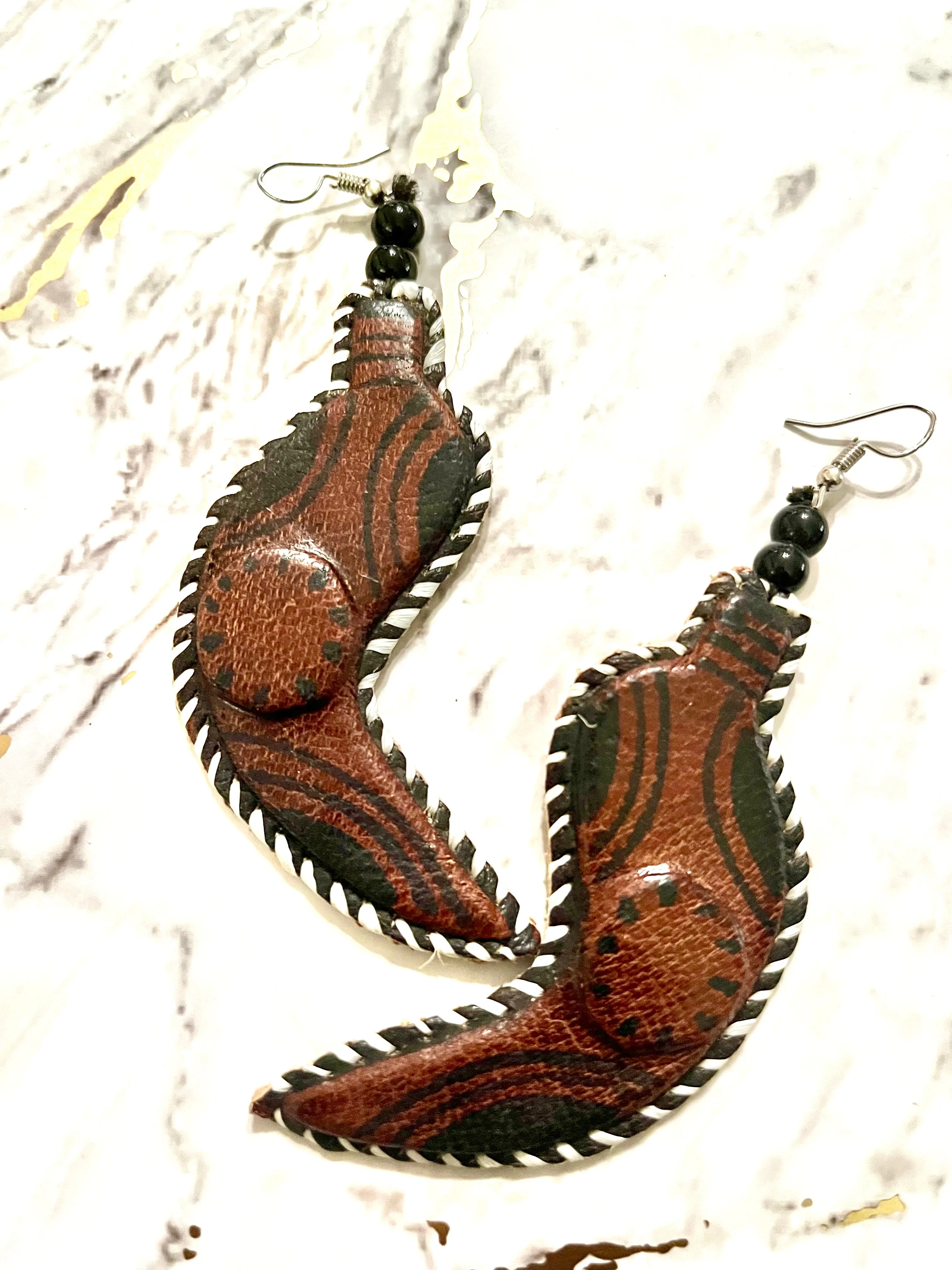 Swai Leather Earrings
