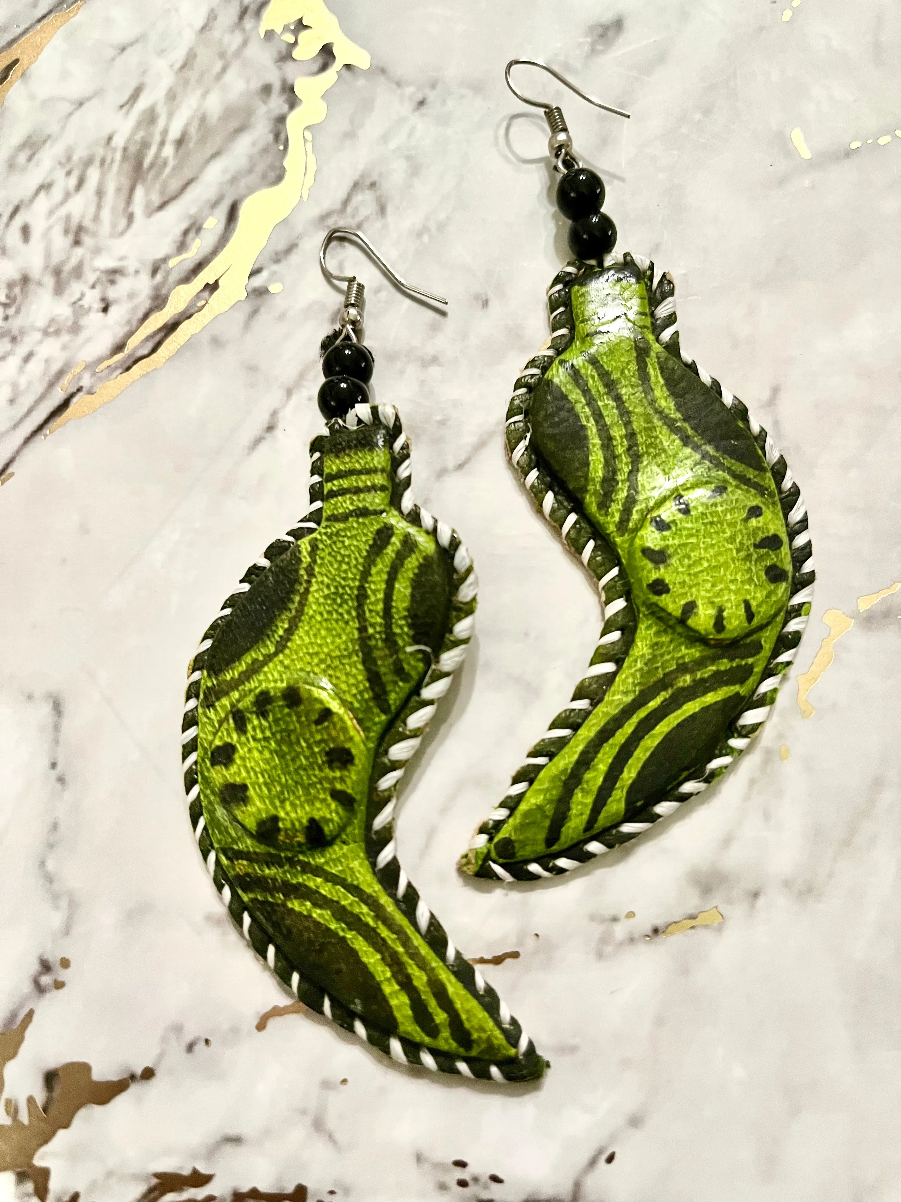 Swai Leather Earrings