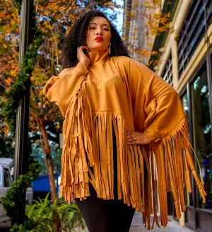 Tassel Swag Poncho Top