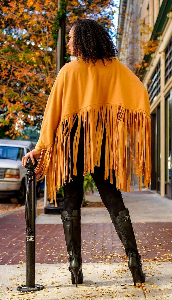 Tassel Swag Poncho Top