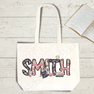 Teacher Name Tote