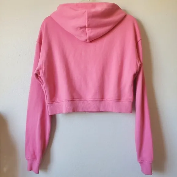 Teddy Fresh Pom-Pom Beaded Drawstrings Zip Hoodie