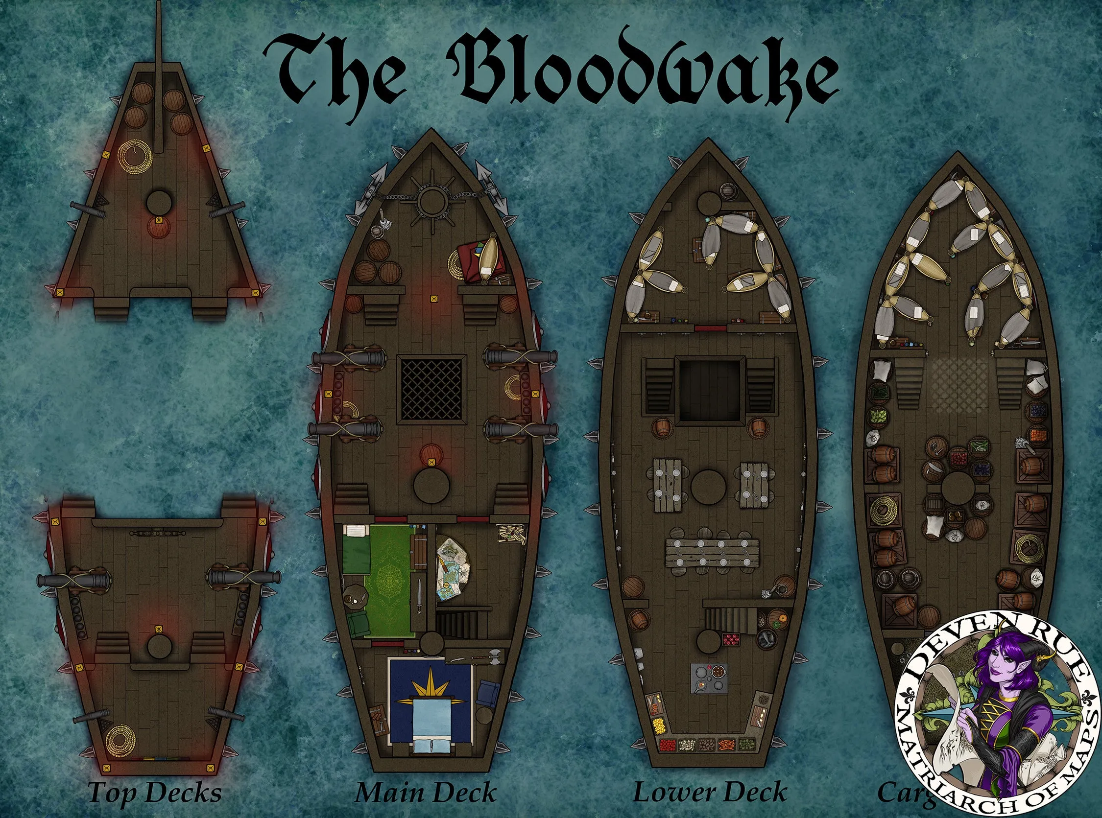 The Bloodwake Pirate Ship