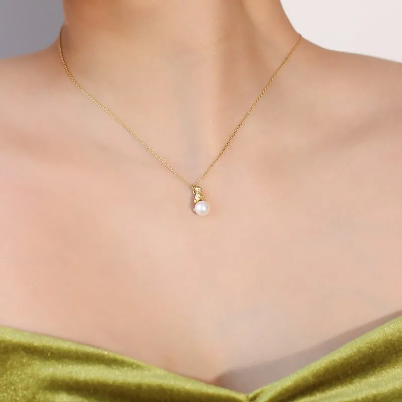 The Cat Necklace (Solid Silver)