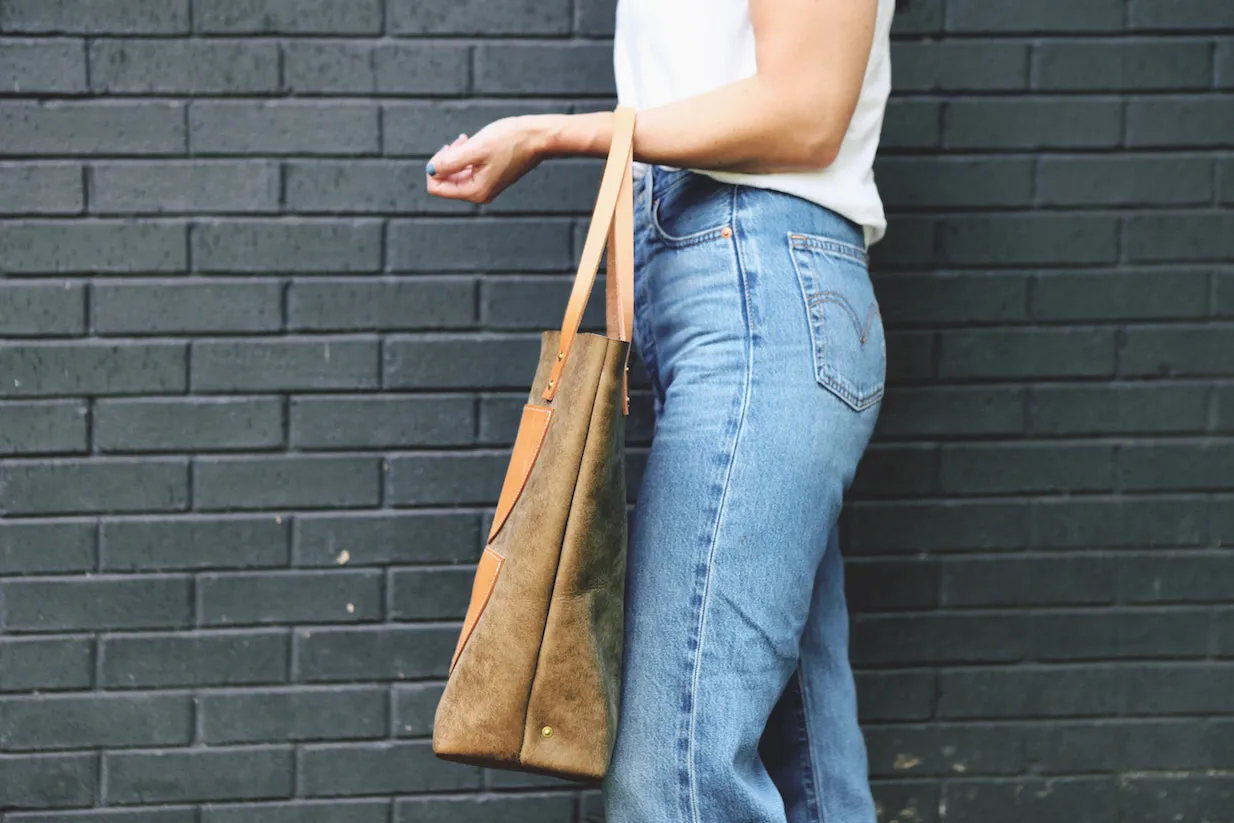 the original tote, geometric accents
