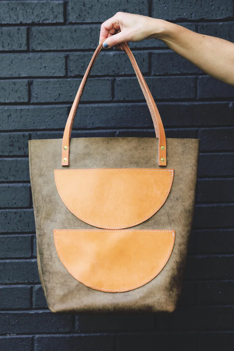 the original tote, geometric accents