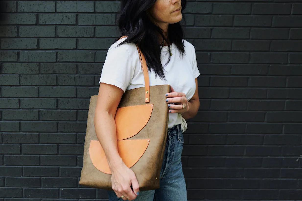 the original tote, geometric accents