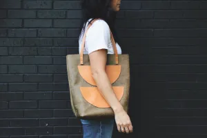 the original tote, geometric accents