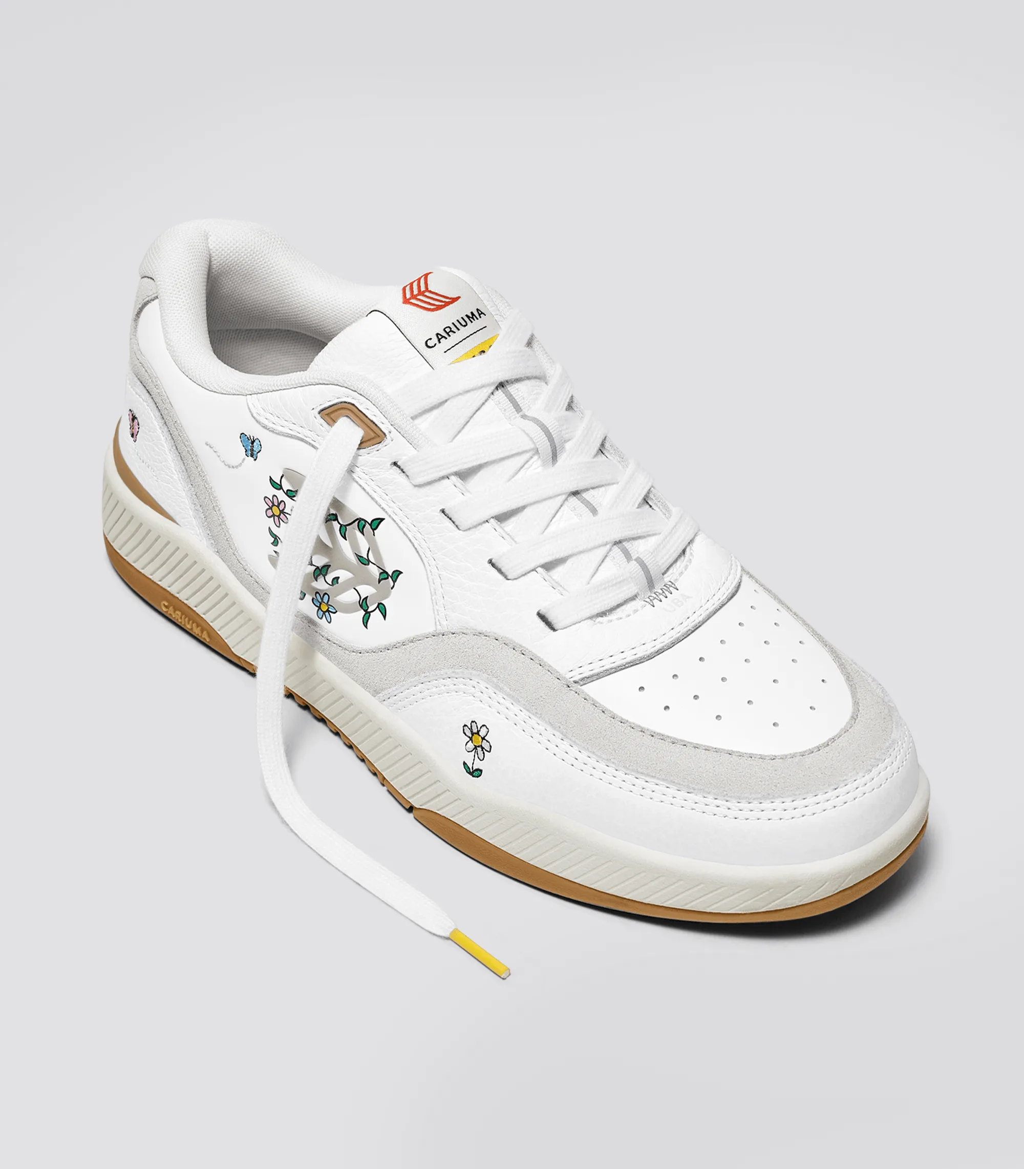 The Simpsons UBA White Leather Lisa Flowers Sneaker Men
