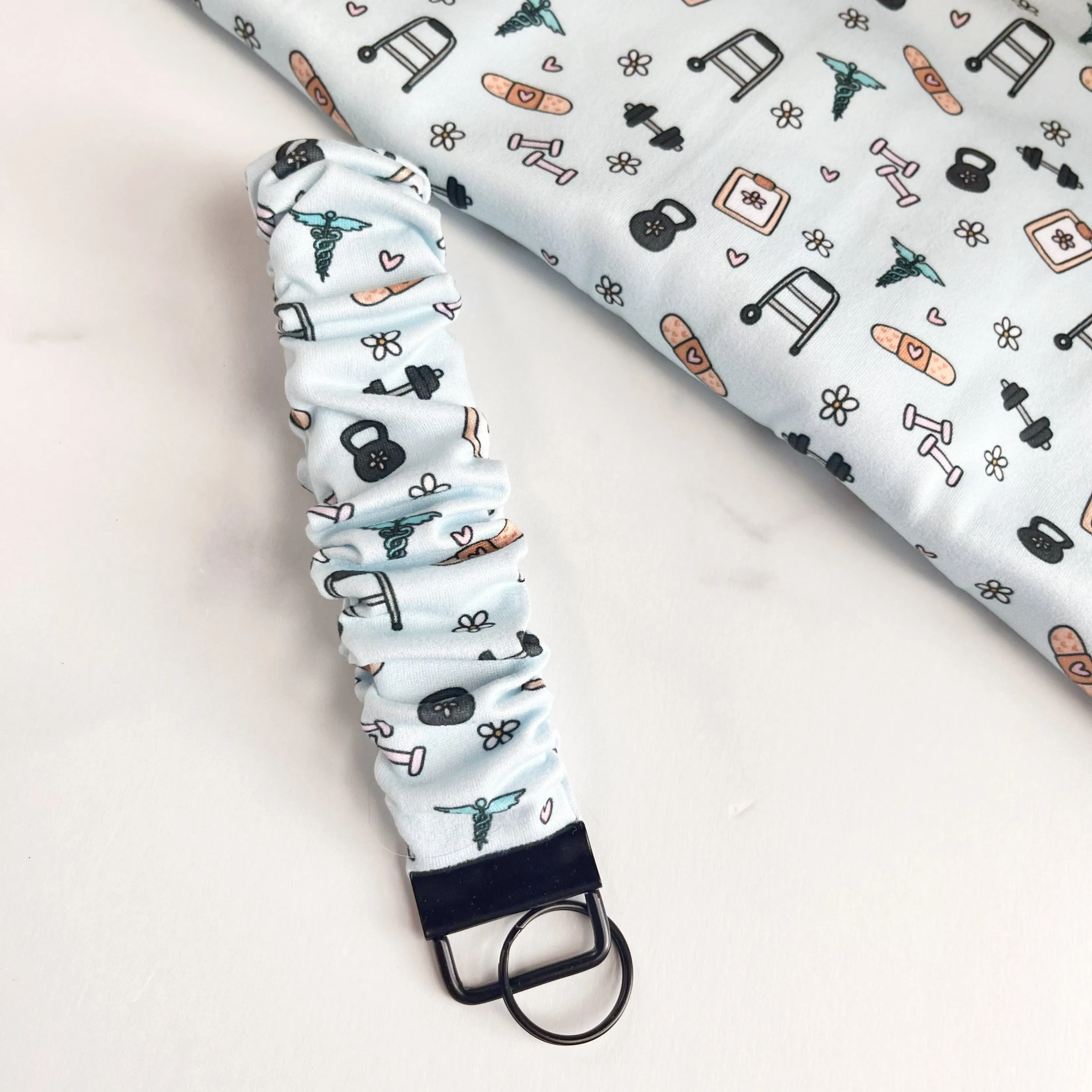 Therapy Scrunchie Keychain