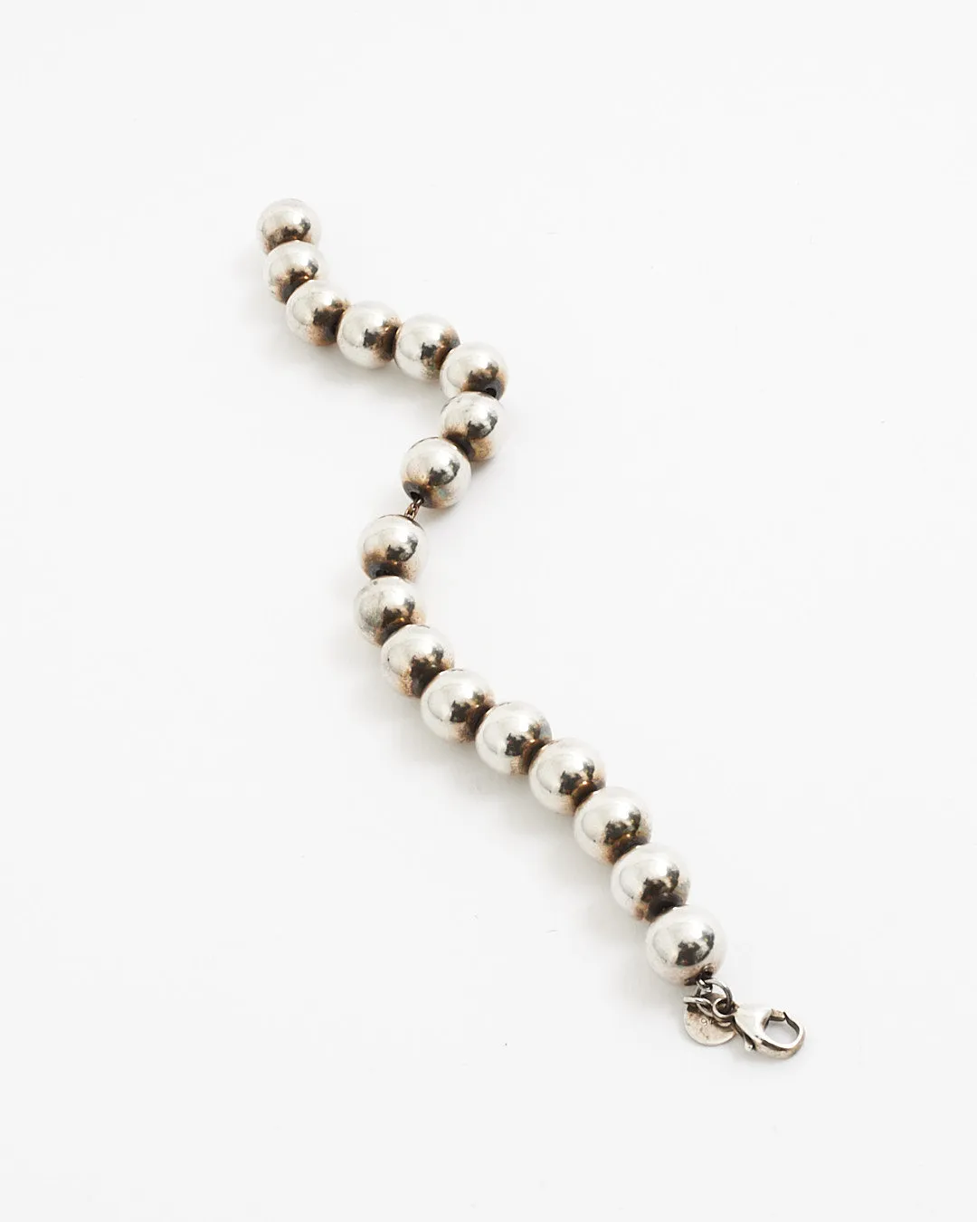 Tiffany & Co. Sterling Silver Hardware Ball Bracelet