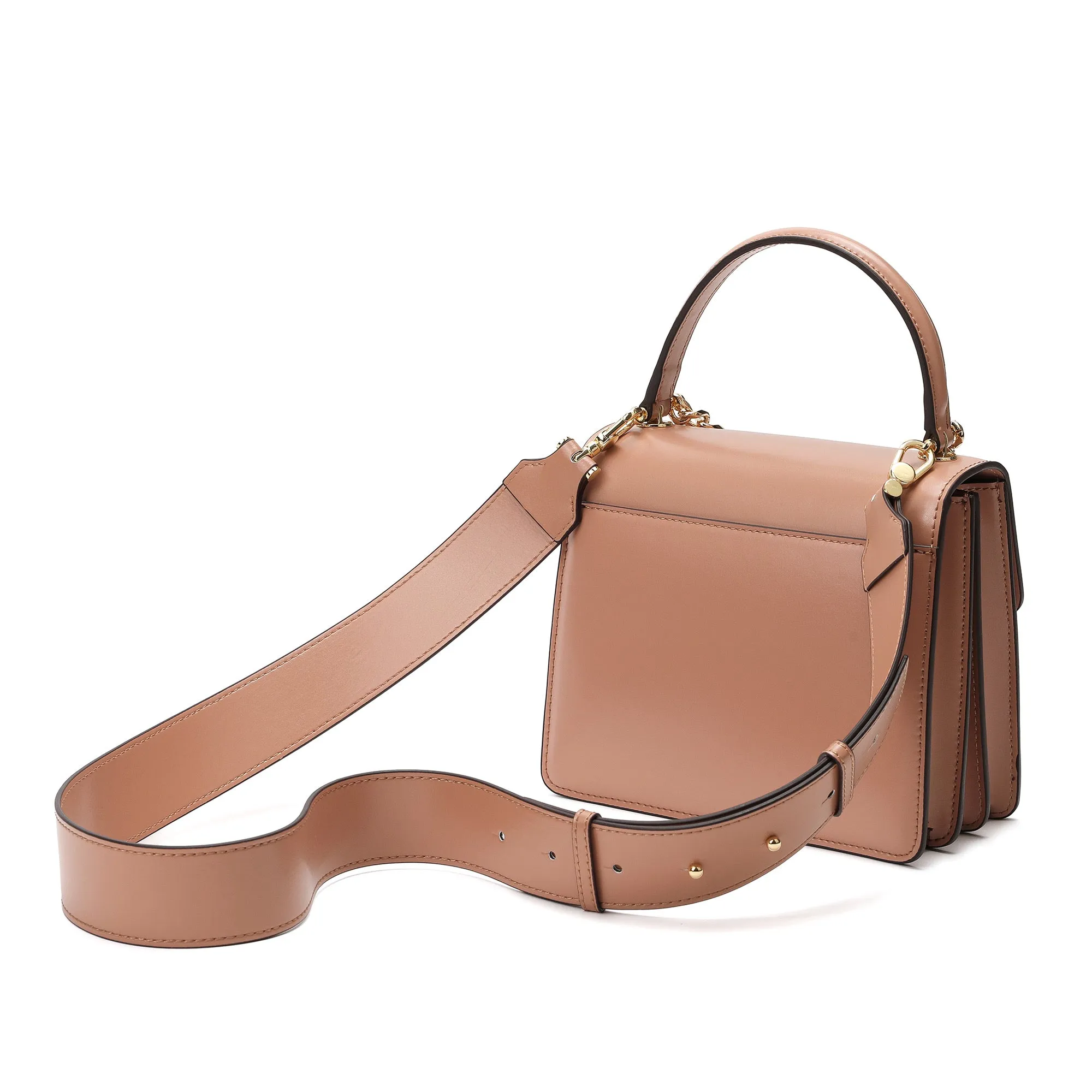Tiffany & Fred Smooth Leather Top-Handle Crossbody