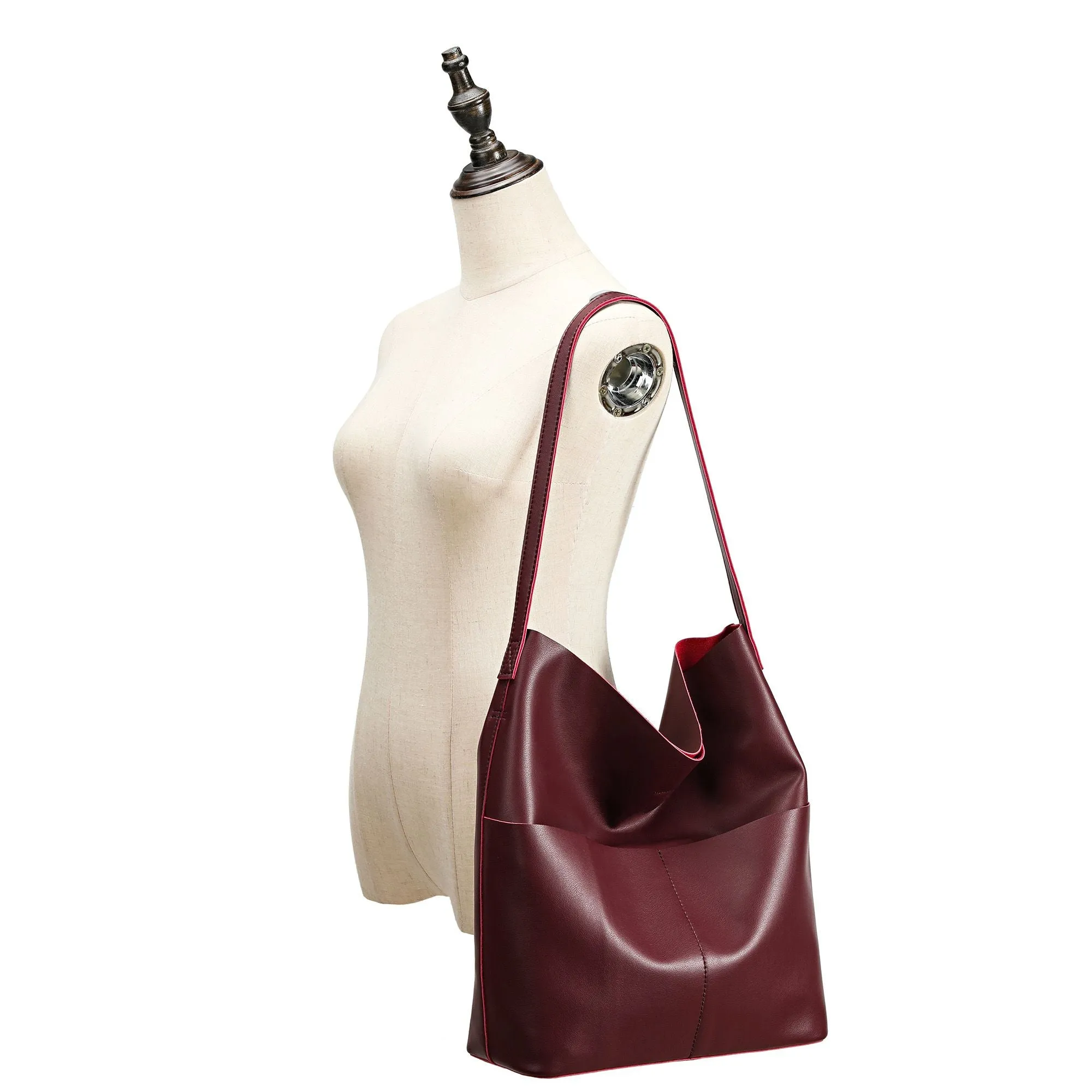 Tiffany & Fred Smooth Leather Tote Bag