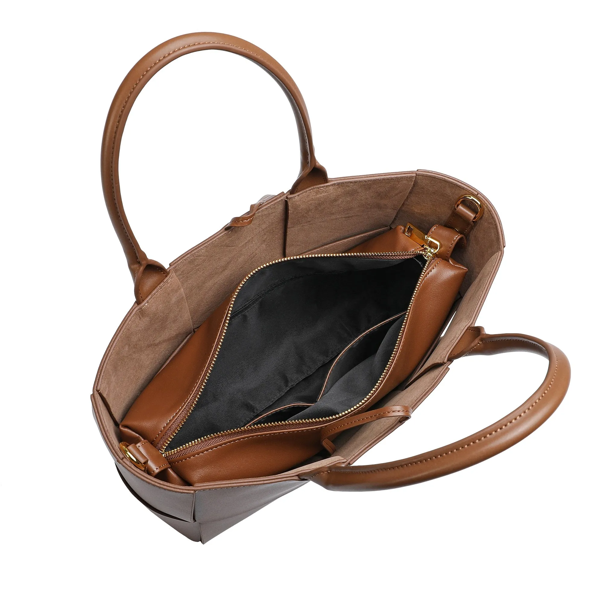 Tiffany & Fred Woven Smooth Leather Tote Bag
