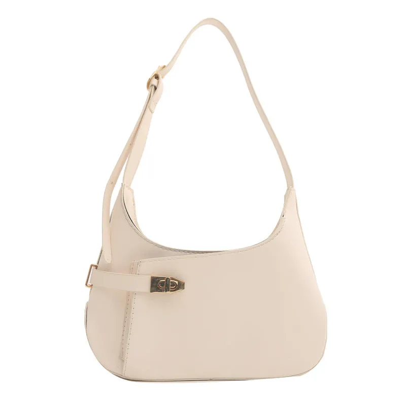 Timeless Black Zipper Shoulder Tote for Women