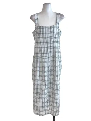 Toffee Cotton V Neck Dress OSN