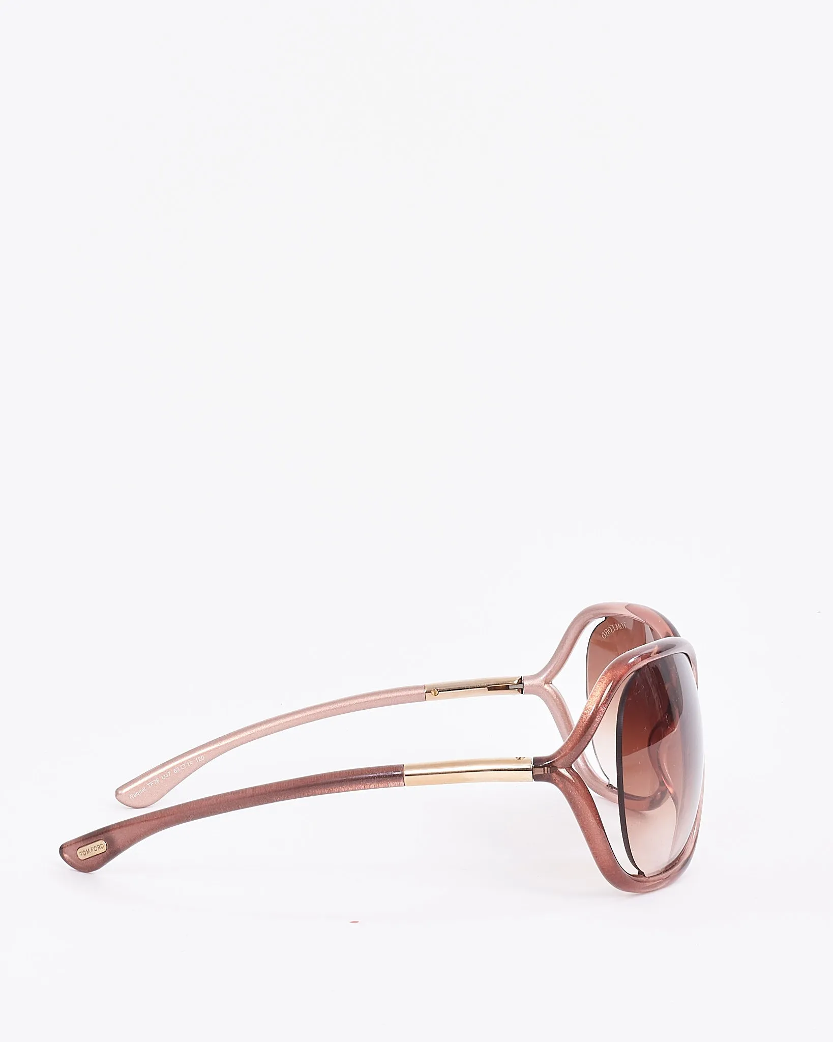 Tom Ford Pink Oversized Raquel TF76 Gradient Sunglasses