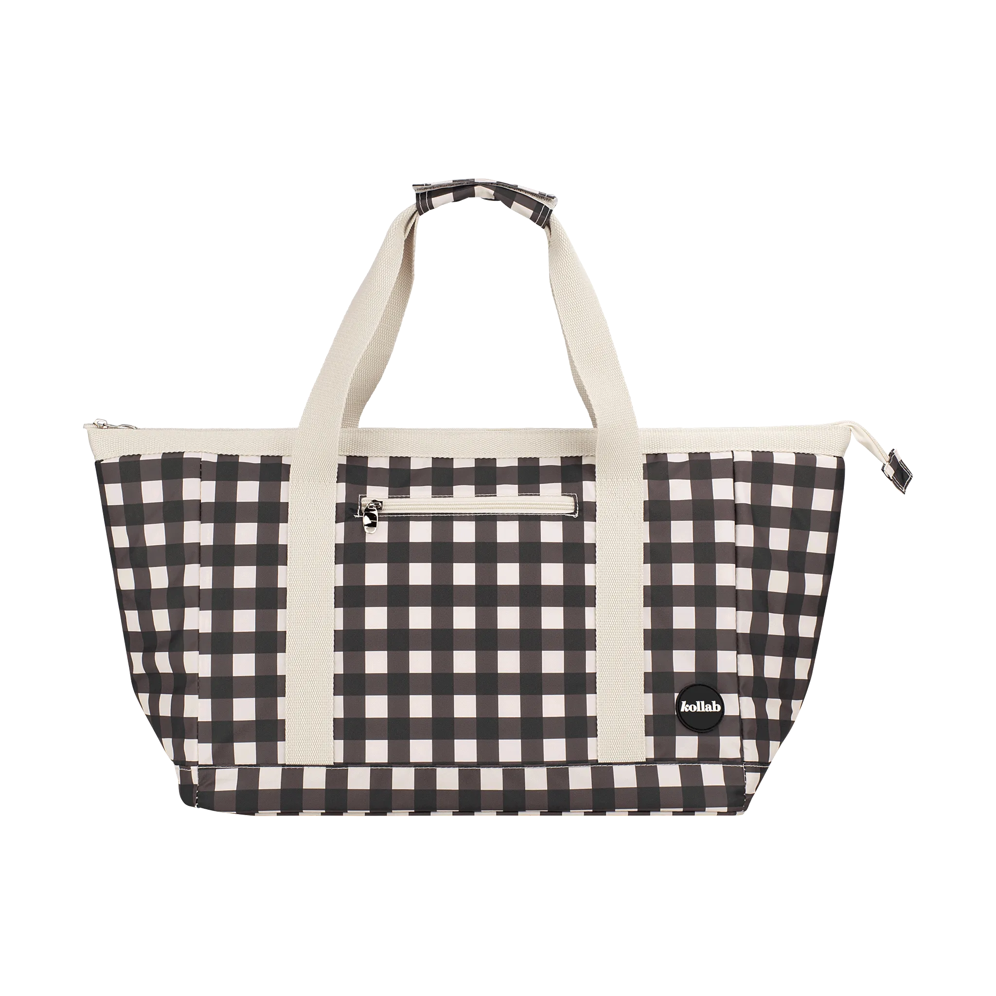 Tote Bag Black Check