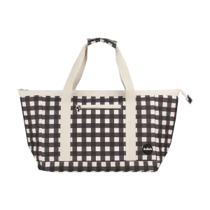 Tote Bag Black Check