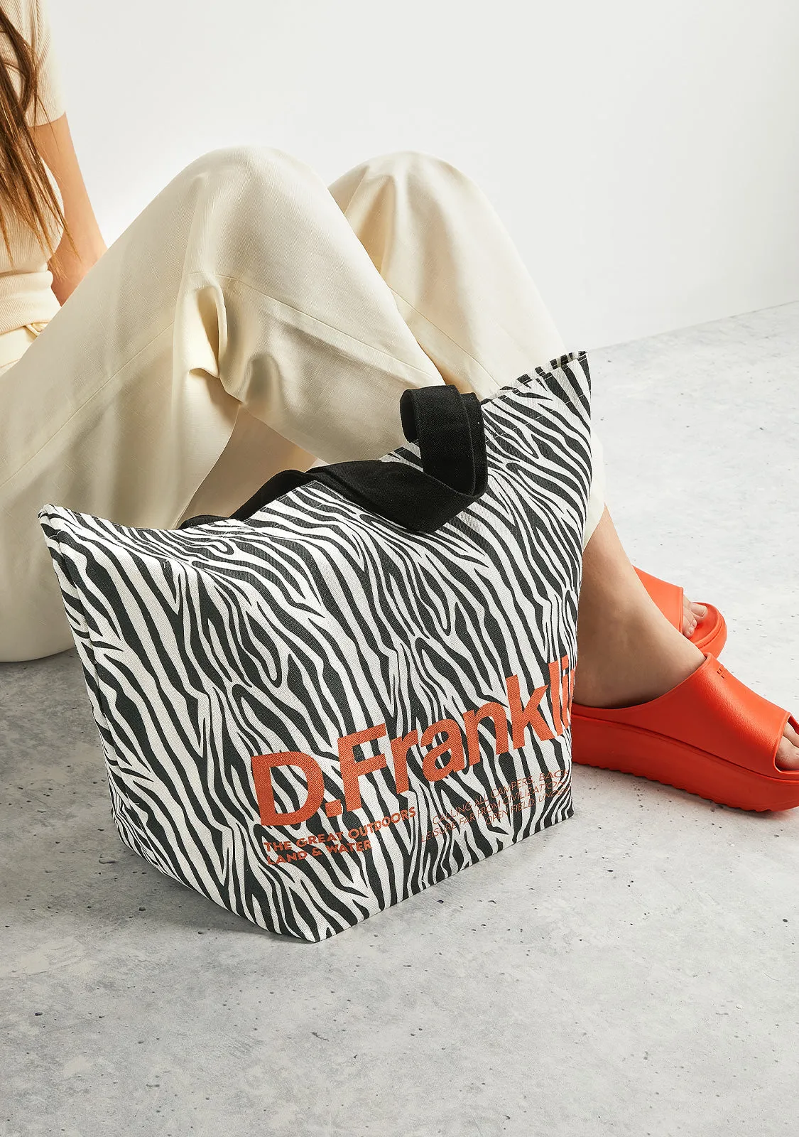 Tote Bag Zebra / Orange