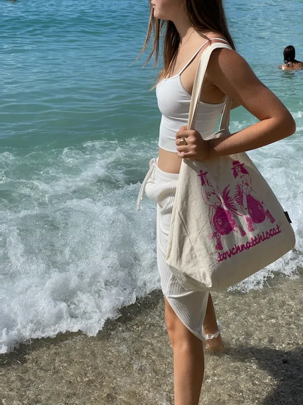 Touch Not This Cat Tote