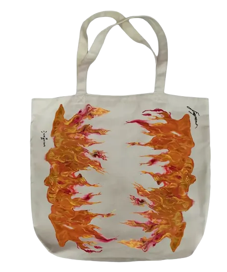 Travis Scott Cactus Jack For Fragment Flames Tote Cream (CJFR-AB14) One Size
