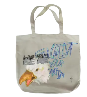 Travis Scott Cactus Jack For Fragment Flames Tote Cream (CJFR-AB14) One Size