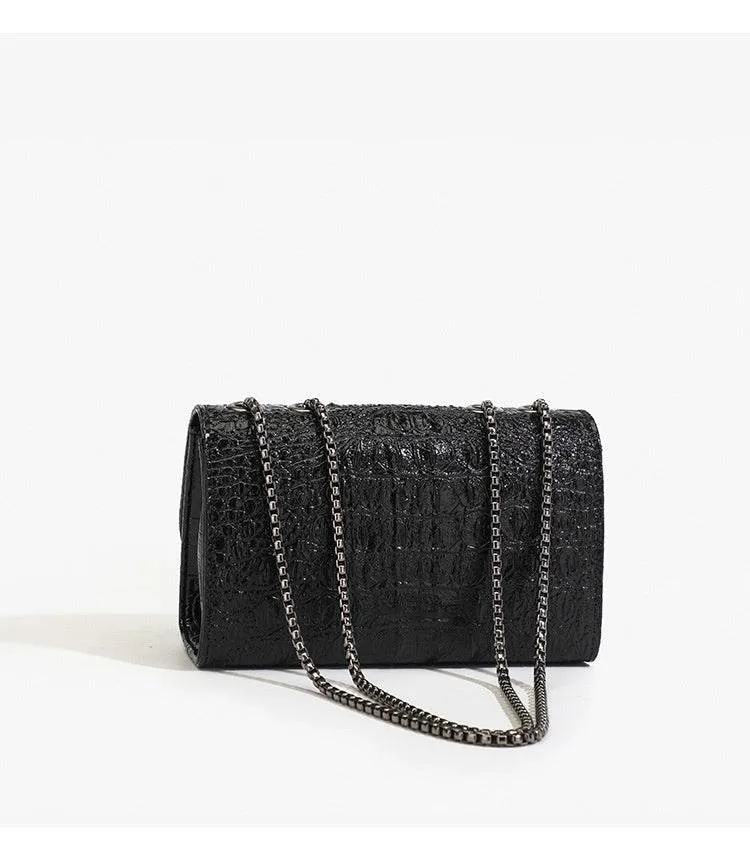 Trendy Crossbody Chain Small Square Bag For Women