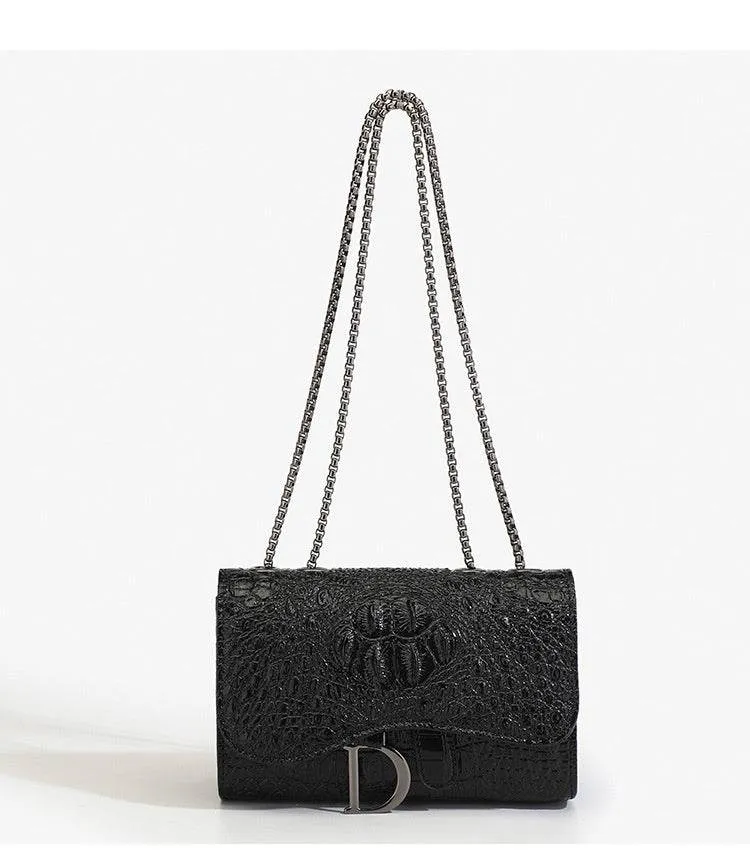Trendy Crossbody Chain Small Square Bag For Women