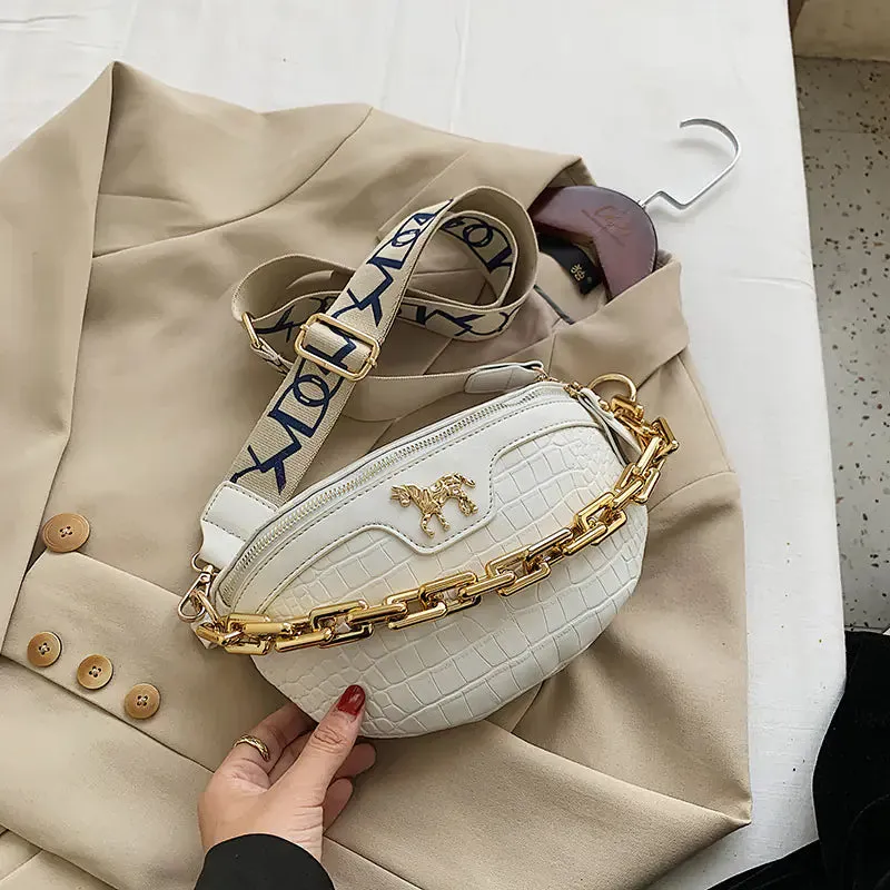 Trendy Women's Crossbody Bag with Chain Strap (2020)