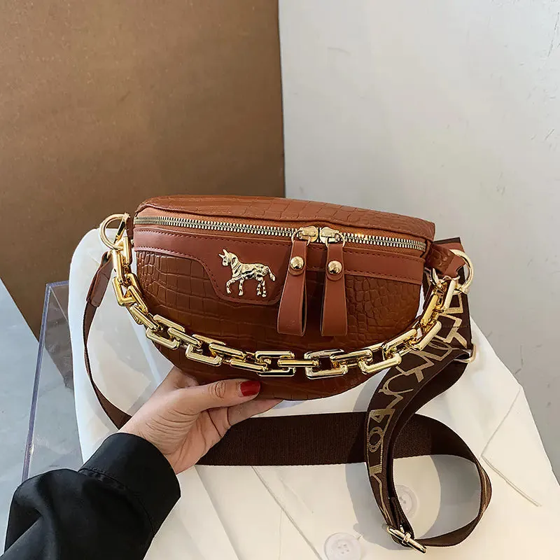 Trendy Women's Crossbody Bag with Chain Strap (2020)