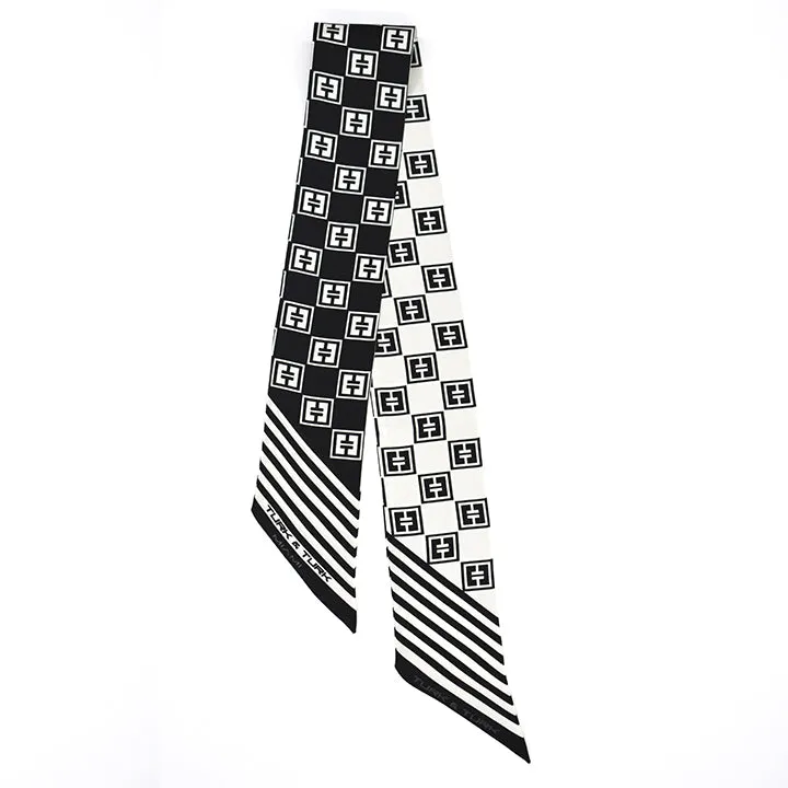 TT042 BLACK & WHITE TT LOGO TWILLY