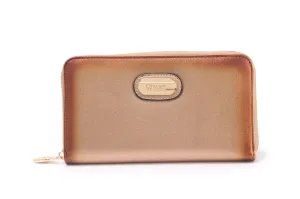 Tuff Love Minimalist Zip Around Vegan Leather Wristlet & Wallet [RUW8368]