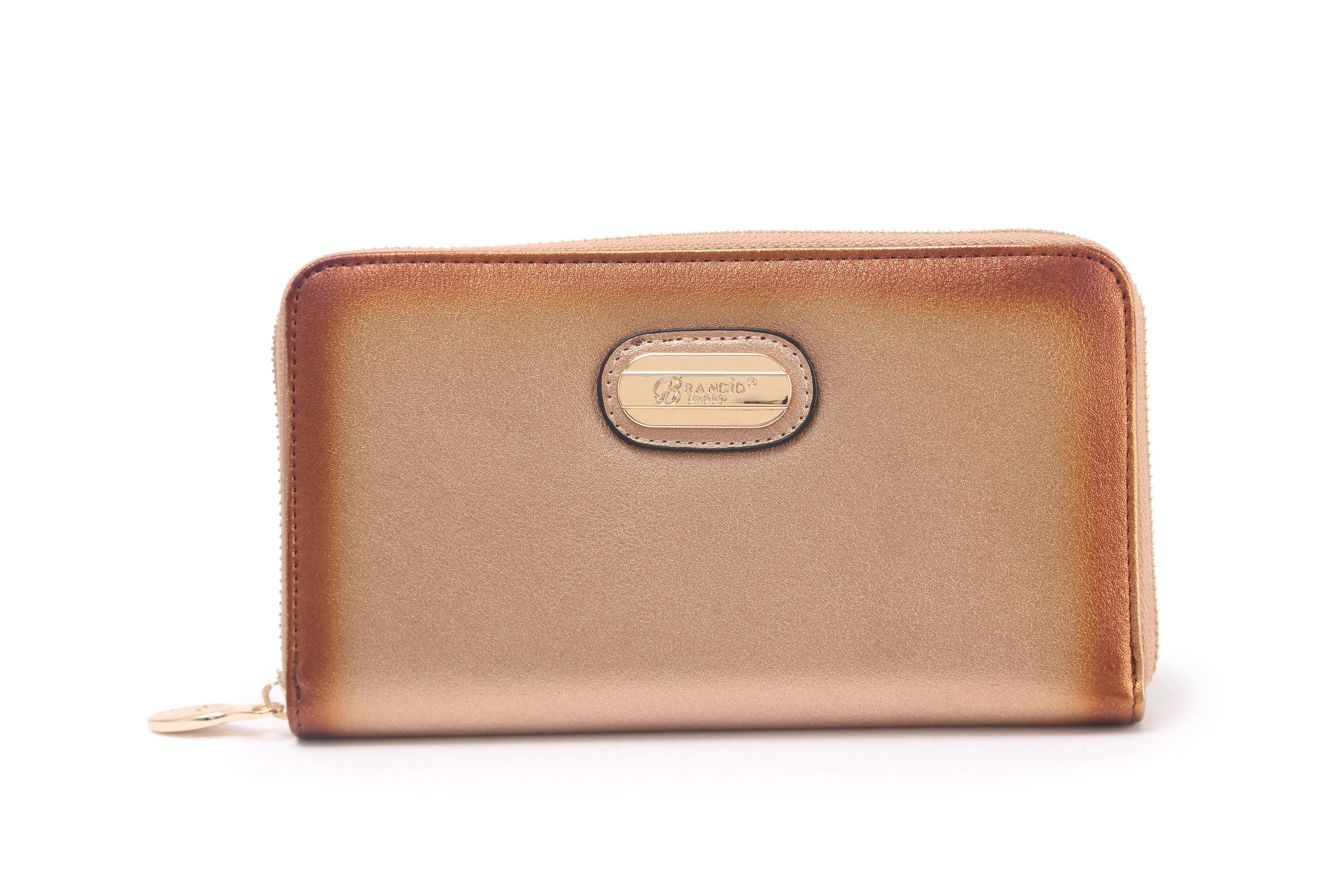 Tuff Love Minimalist Zip Around Vegan Leather Wristlet & Wallet [RUW8368]