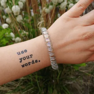 Use your words Manifestation Tattoo