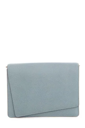 Valextra Blue Leather Crossbody Handbag