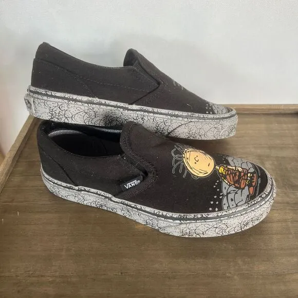 Vans Peanuts &quot;Pig Pen&quot; Classic Slip On, Limited Edition, Kids Size 3, NWOT