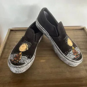 Vans Peanuts &quot;Pig Pen&quot; Classic Slip On, Limited Edition, Kids Size 3, NWOT