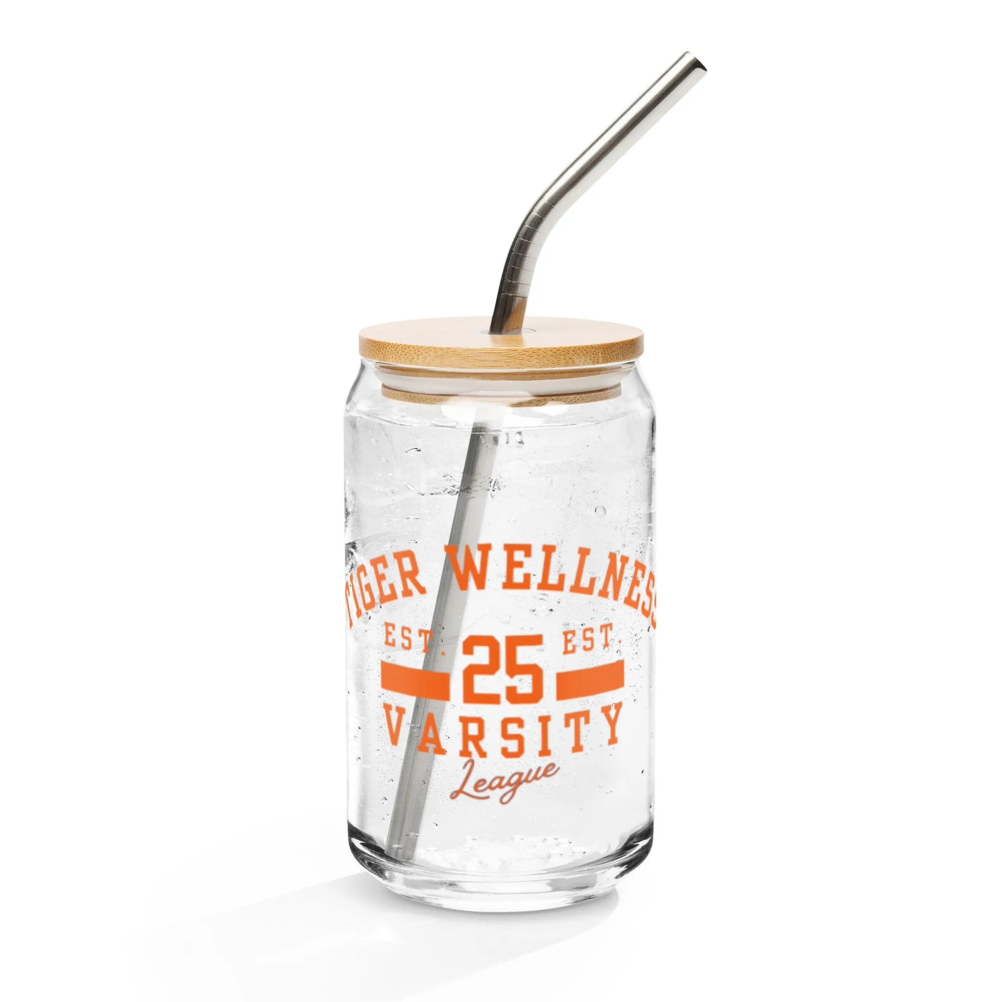 Varsity Tiger- Glass Tumber