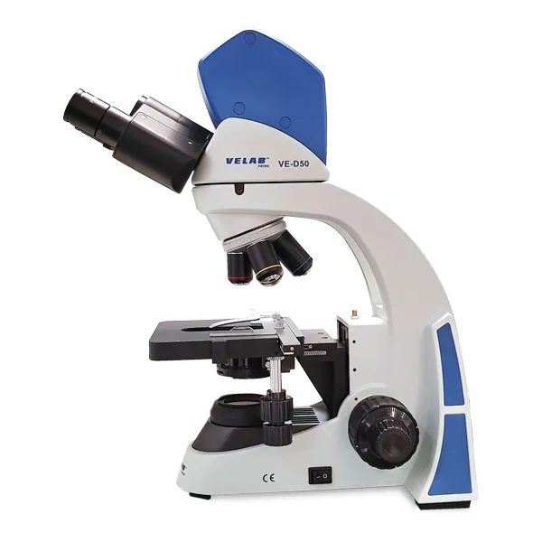 VE-D50 Digital Biological Binocular Microscope w/ 3.0 MP Digital Camera and Plan Achromatic Objectives