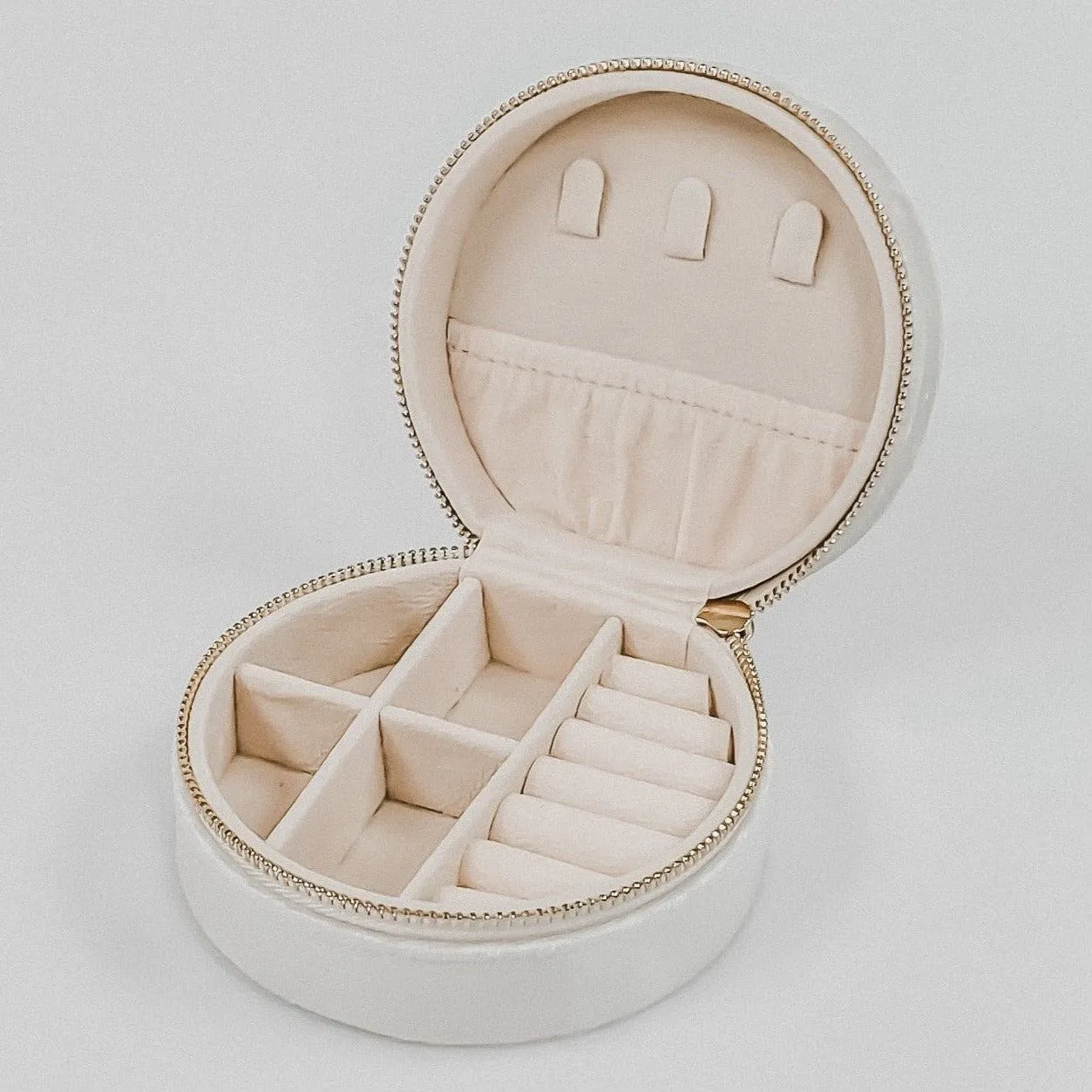 Velvet Travel Jewelry Box