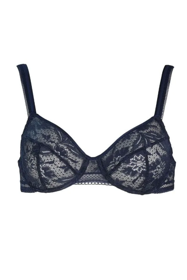 Vertige Classic Full Cup Bra in Midnight Blue