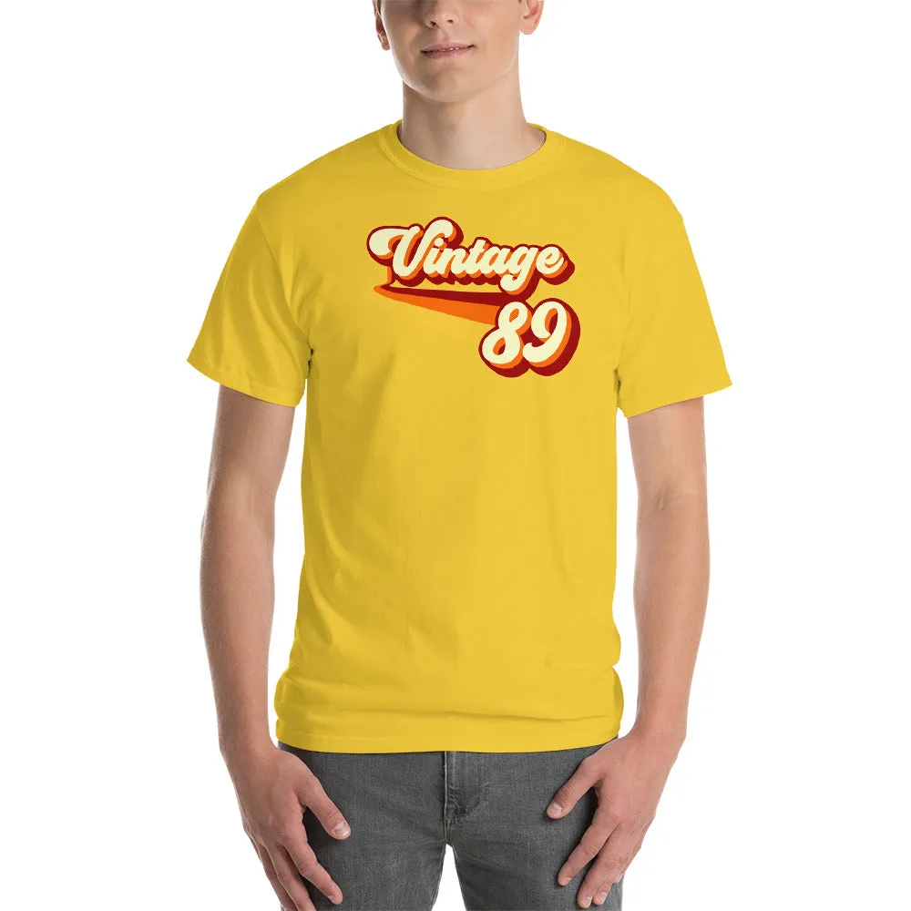 Vintage 1989 Warm Retro Lines CLASSIC FIT Short-Sleeve T-Shirt