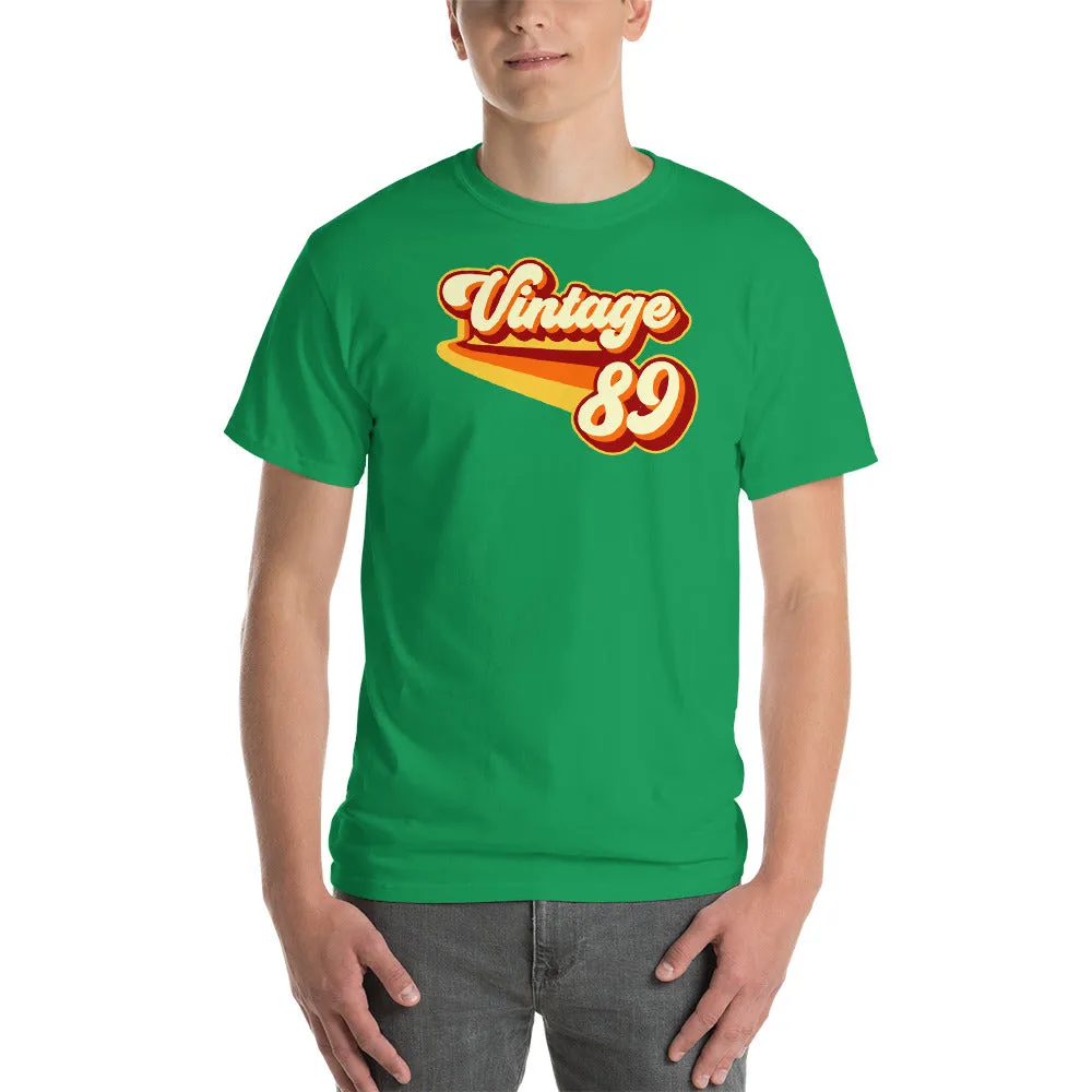 Vintage 1989 Warm Retro Lines CLASSIC FIT Short-Sleeve T-Shirt