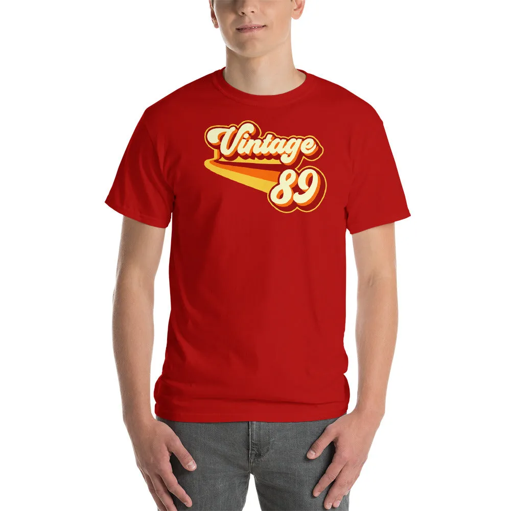 Vintage 1989 Warm Retro Lines CLASSIC FIT Short-Sleeve T-Shirt