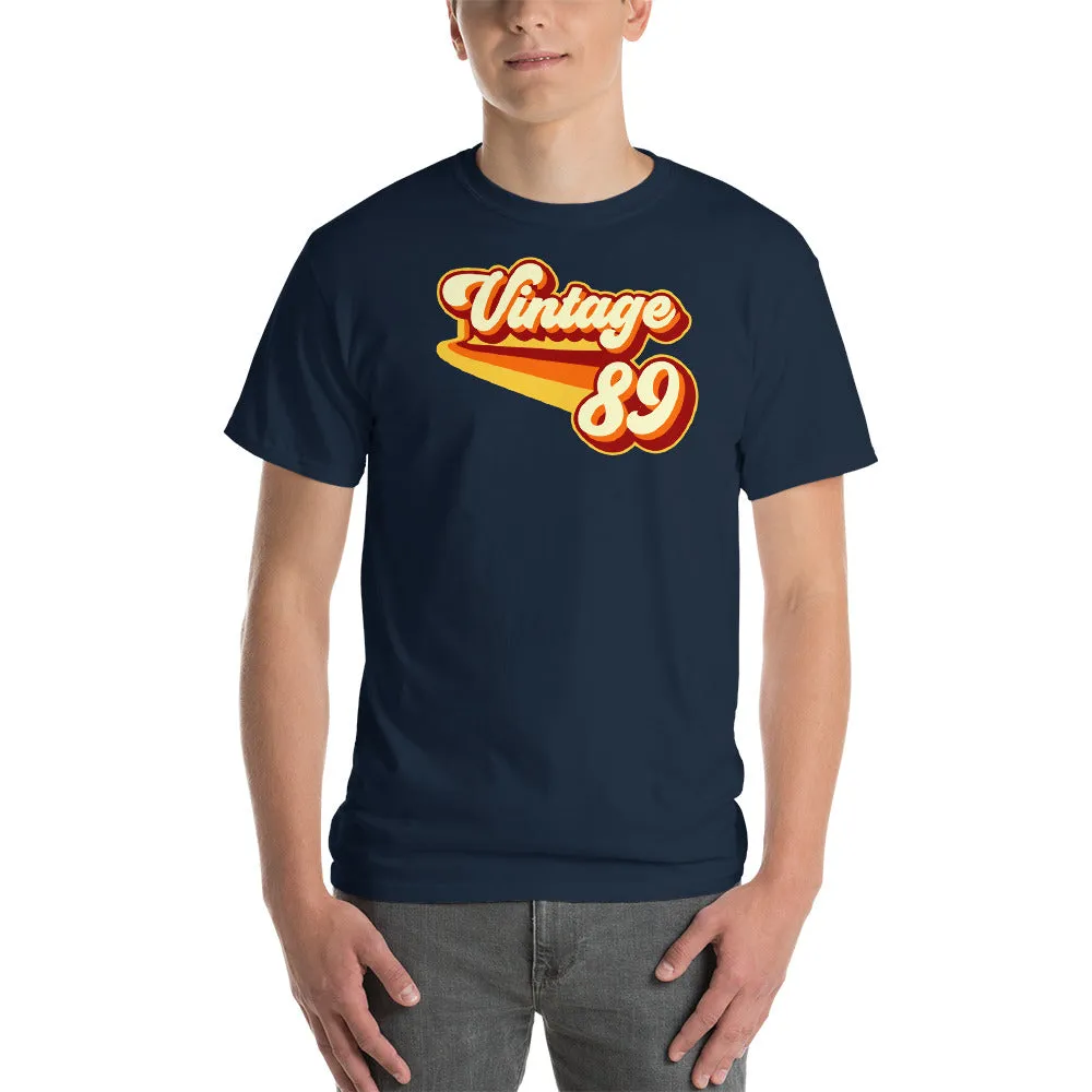 Vintage 1989 Warm Retro Lines CLASSIC FIT Short-Sleeve T-Shirt