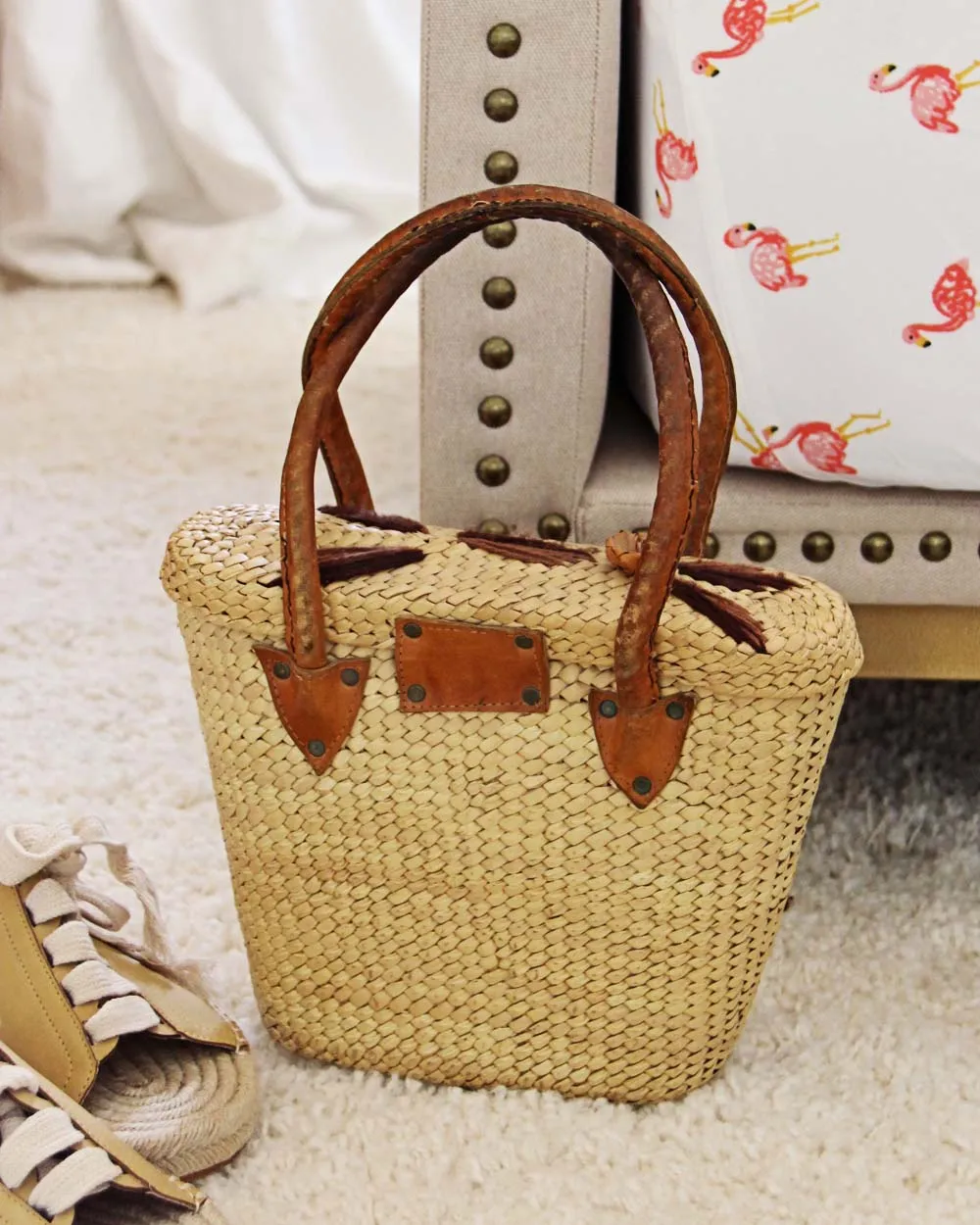 Vintage 60's Petit Grass Tote